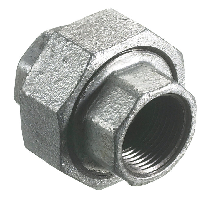 Galvaniseret union 3/4" - muffe/muffe